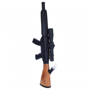 Clover Glass - 24.2" Keep Honking I'm Reloading" Gun Shape Water Pipe [WPA-403]